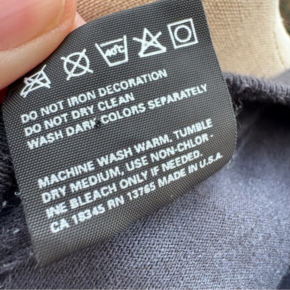 Vtg Autumn Fall Thanksgiving Best Fruit of the Loom Black USA T-Shirt XXL *Flaw* - Picture 11 of 12